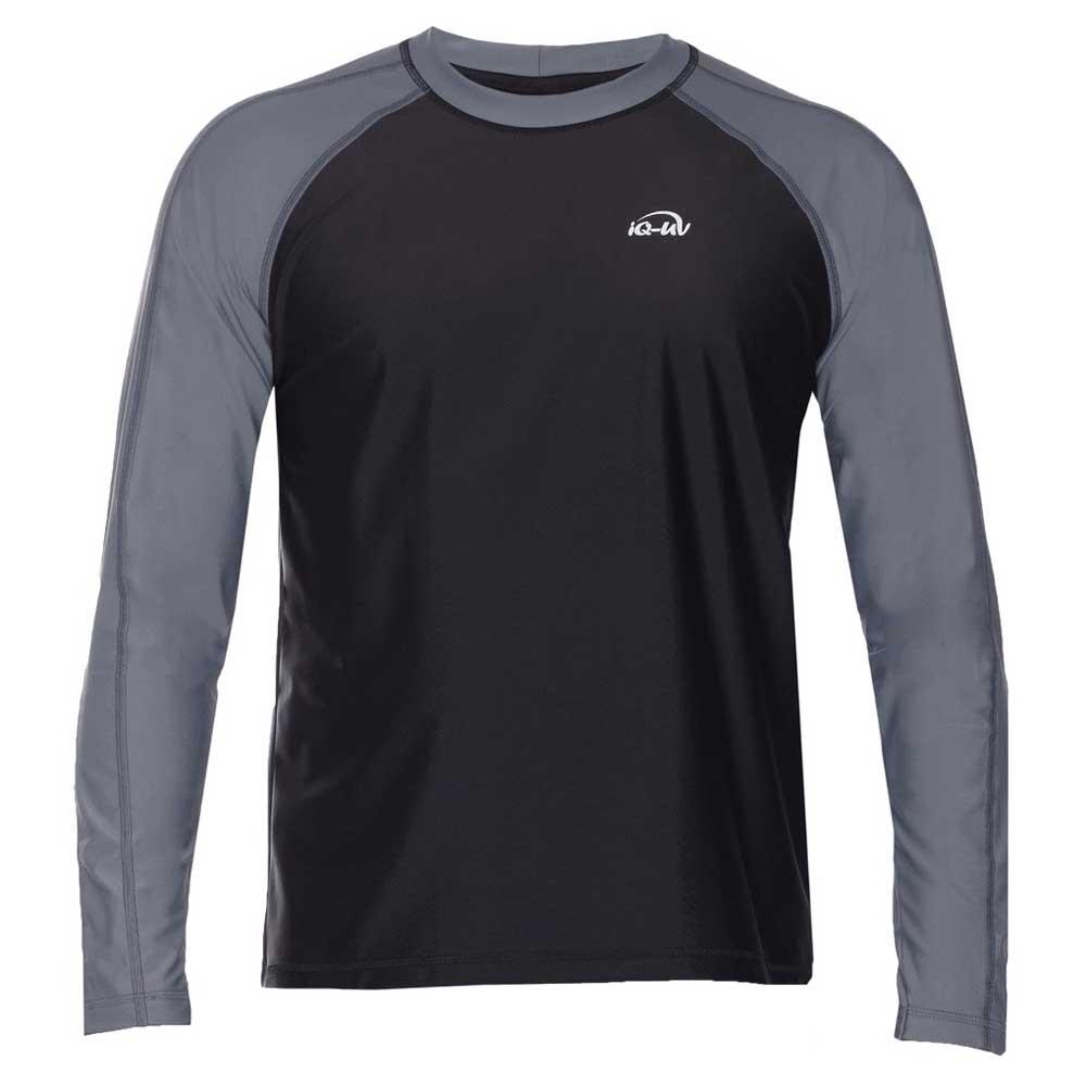 Iq-company Uv 300 Shirt Loose Fit L/s XL Ash / Black