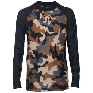 Iq-company Uv 230 Shirt Youngster L/s 8-9 Years Olive