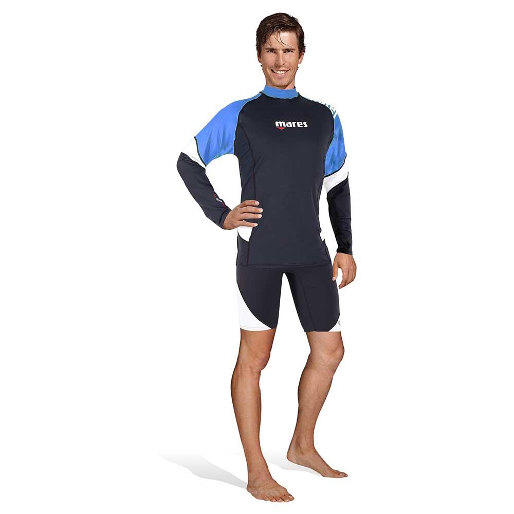 Mares Rash Guard Loose Fit Ls XXXL Blue