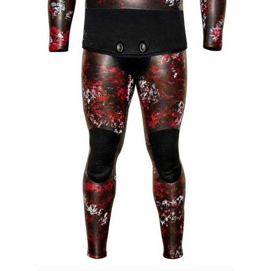 Picasso Thermal Skin Pants With Suspenders 7 Mm M Red Camo