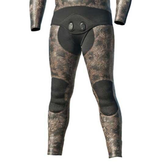 Picasso Thermal Skin Pants With Suspenders 9 Mm XL Brown Camo