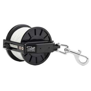 Dive Rite Slide Lock Primary Reel 132 m White Thread