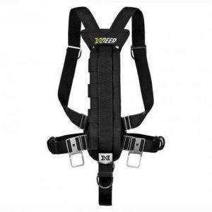 Xdeep Stealth 2.0 Harness With No Wing One Size Black