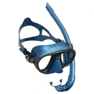 Cressi Kit Calibro And Corsica One Size Blue