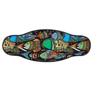Best Divers Mask Strap Coloured Fishes One Size