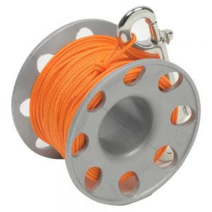 Best Divers Tech Reel F31 Orange Line 1.5 Mm 30 m Silver