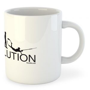 Kruskis Mug Evolution Spearfishing 325ml 325 ml (11 oz) White