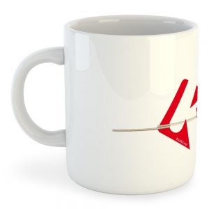 Kruskis Mug Logo Cave Marker 325ml 325 ml (11 oz) White