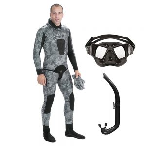 Spetton Black Diamond Camo 5 Mm Basic Pack XXL Black
