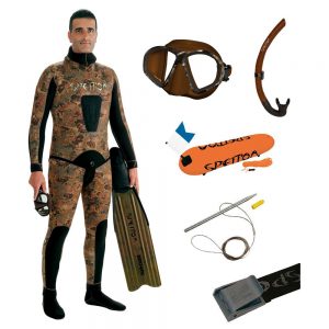 Spetton Brown Gold Camo 3 Mm Elite Pack XL Brown