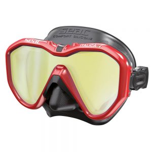 Seacsub Italica Asian Fit One Size Black / Metallic Red