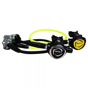 Seacsub Set Dx200 230 Int One Size Black / Yellow