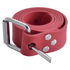 Problue Rubber Weight Belt One Size Red