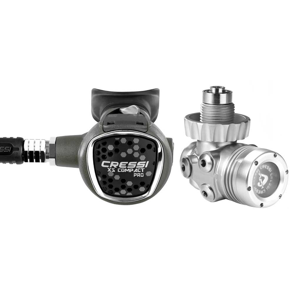 Cressi Xs Compact Pro T10sc Cromo Din 300 One Size Black / Silver