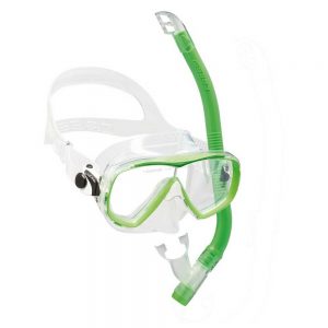 Cressi Kit Estrella Vip Junior One Size Clear / Lime