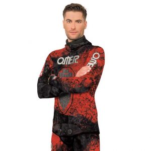 Omer Red Stone Jacket 3 Mm 6 Red / Black