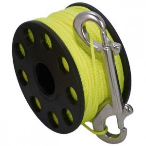 Scubaforce Spool With Double Ender Ss 30 m Yellow