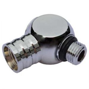 Scubaforce Adapter 110° Mp 1st Stage Chromed Brass 3/8 M To 3/8 F One Size