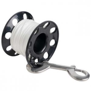 Scubaforce Cold Water Spool With Double Ender Ss 30 m White