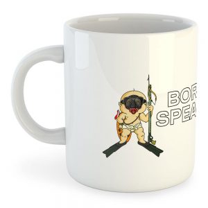 Kruskis Born To Spearfishing 325 ml (11 oz) White