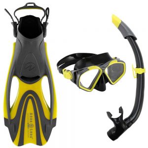 Aqualung Sport Set Hawkeye S Yellow / Black