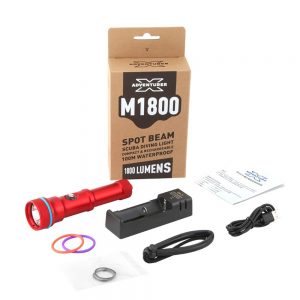 X-adventurer M1800 Compact Led 1800 Lumens Red