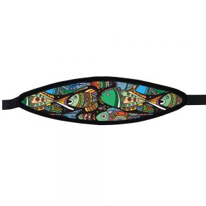 Best Divers Mask Strap Coloured Fishes Velcro One Size