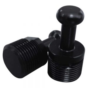 Epsealon Plastic Threaded Bush With Inserts 2 Pieces One Size Black