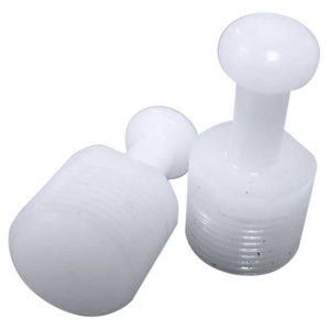 Epsealon Plastic Threaded Bush With Inserts 2 Pieces One Size White