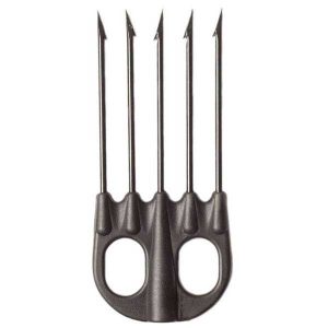 Salvimar Jet Black 5 Prongs One Size