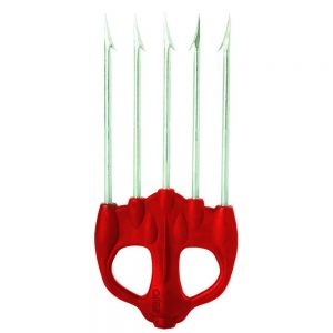 Omer Mustad Hr 5 Prongs One Size Teal / Stell