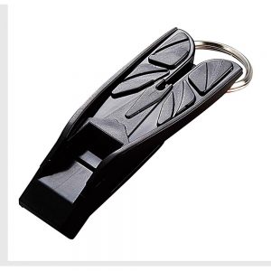 Tecnomar Whistle With Clip One Size Black