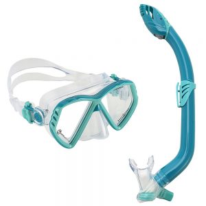 Aqualung Sport Cub Jr Combo One Size Turquoise / Dark Green