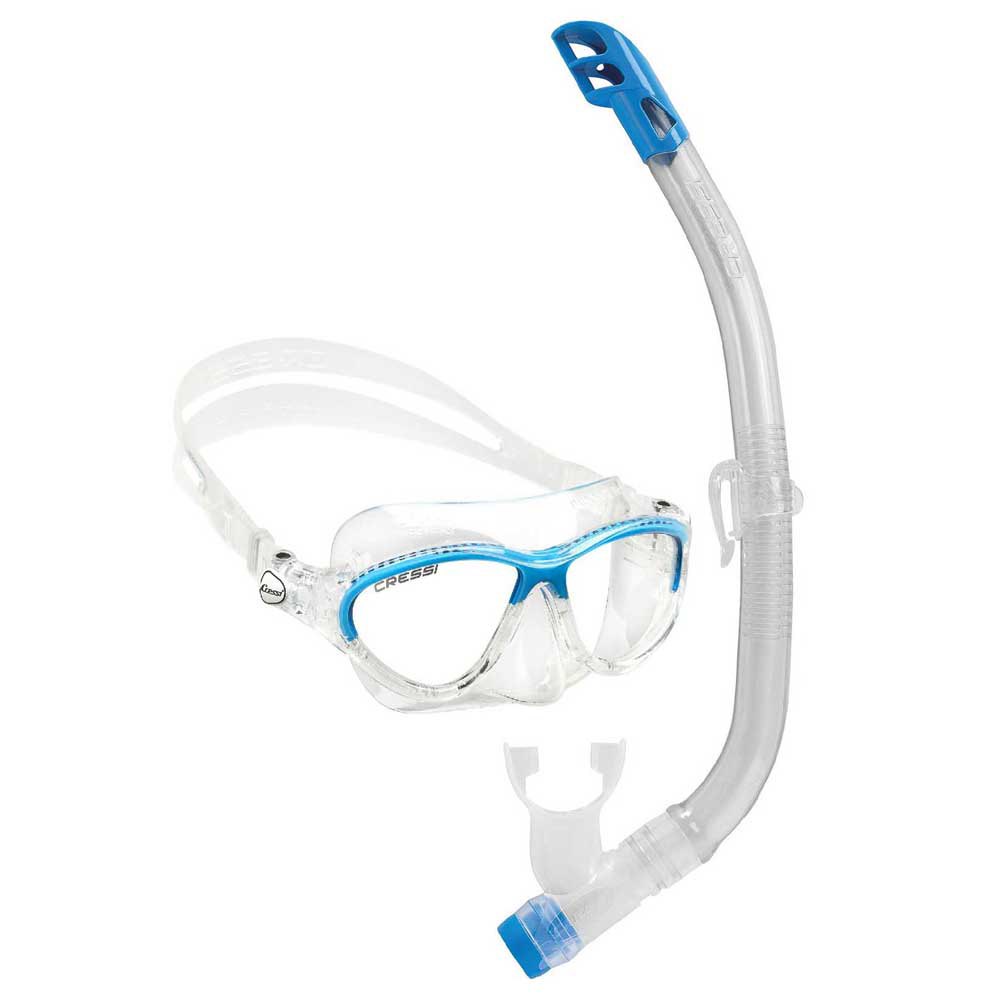 Cressi Kit Moon One Size Clear / Blue