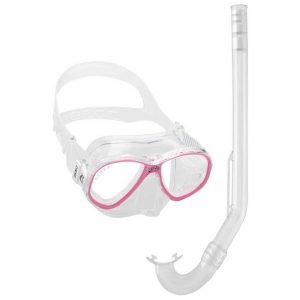 Cressi Kit Perla Junior One Size Clear / Pink