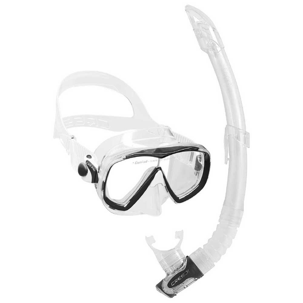 Cressi Kit Estrella Vip One Size Clear / Black