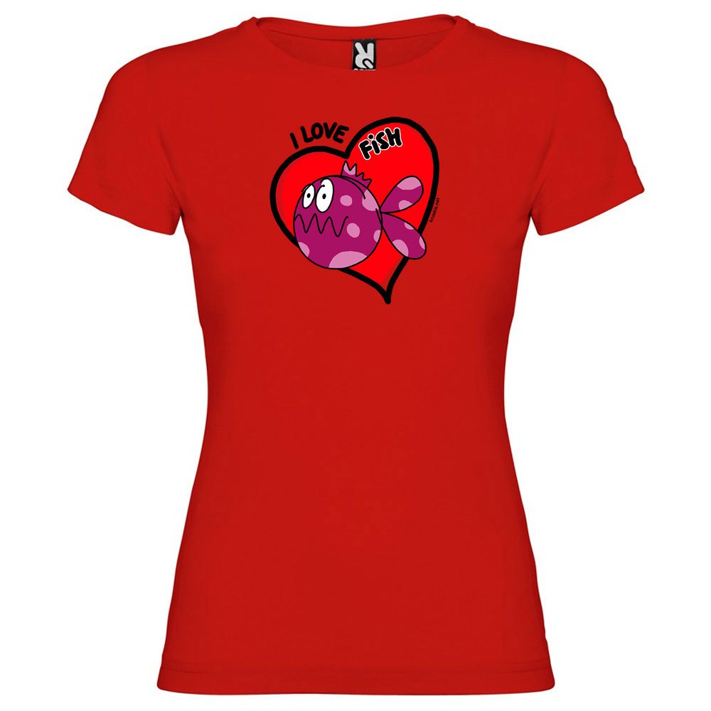 Kruskis I Love Fish M Red