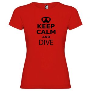 Kruskis Keep Calm And Dive XXL Red