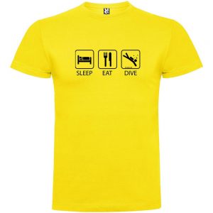 Kruskis Sleep Eat And Dive XXXL Yellow