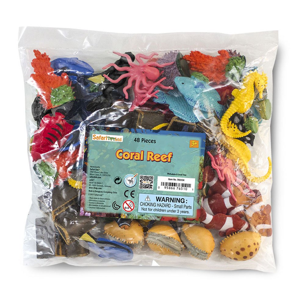 Safari Ltd Coral Reef Bulk Bag From 3 years Multicolor