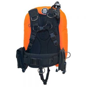 Oms Iq Lite Cb Signature With Performance Mono Wing 32 Lbs XL Lava Orange / Black