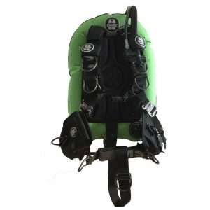 Oms Stainless Steel Comfort Harness Iii Signature With Performance Mono Wing 32 Lbs One Size Lizard Green / Black