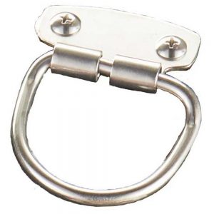 Oms Ps D-ring Assambly With Counter Plate And Screws One Size Stainless Steel