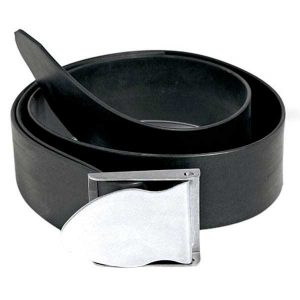 Best Divers Black Rubber Belt One Size