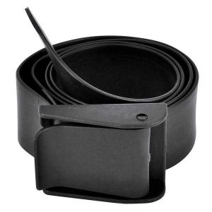 Best Divers Black Rubber Belt Nylon One Size