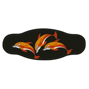 Best Divers Neoprene Mask Band Double Layer One Size 3 Dolphin