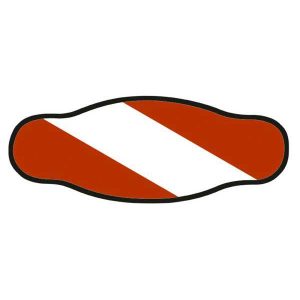 Best Divers Neoprene Mask Band Double Layer One Size Sub Flag