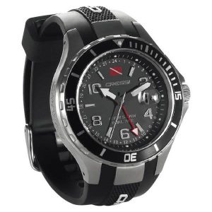 Cressi Traveller Dual Time Watch Black One Size