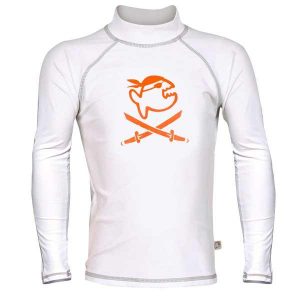 Iq-company Uv 300 Shirt Kids Jolly Fish 8 Years White