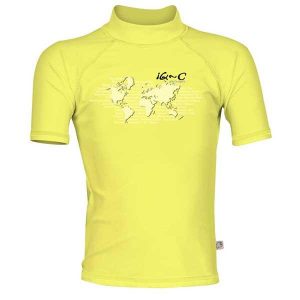 Iq-company Uv 300 Shirt Youngster Ocean Kids 8 Years Yellow